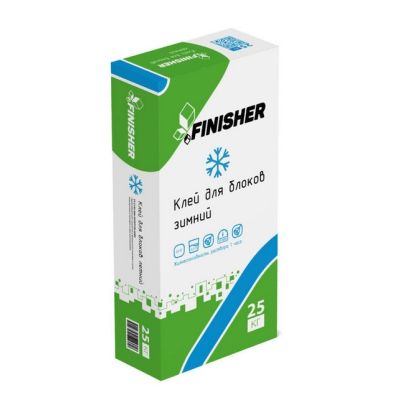 Клей для блоков Finisher Зима 25 кг в Тамбове