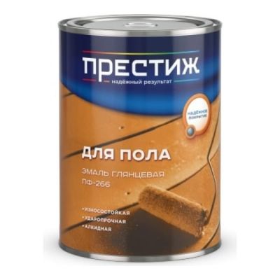 Эмаль ПФ-266 красно-коричневая 0,9 кг (14) Престиж в Тамбове