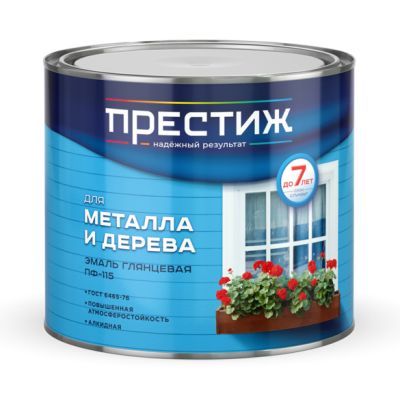 Эмаль ПФ-115 белая 2,8 кг (6) Престиж в Тамбове