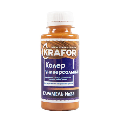 Колер универсальный №23 карамель 100мл (6/108) "Krafor" в Тамбове