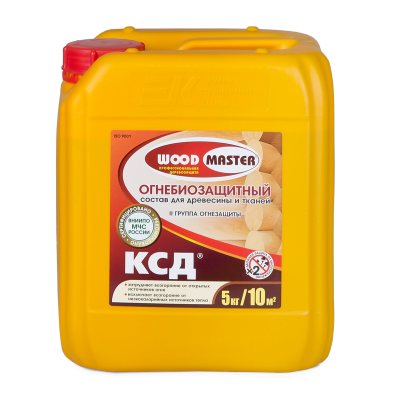 КСД огнебиозащитный состав Woodmaster 5кг (1) Рогнеда в Тамбове