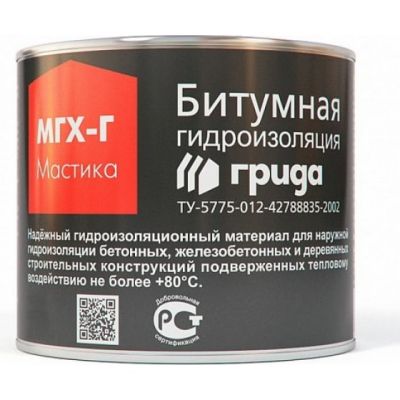 Мастика битумная МГХ-Г 2кг (1/210) "Грида" в Тамбове