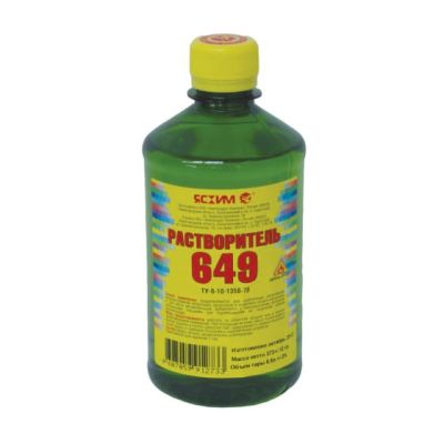 Растворитель 649 0,5л (25) (ПЭТ) Ясхим Новгород в Тамбове
