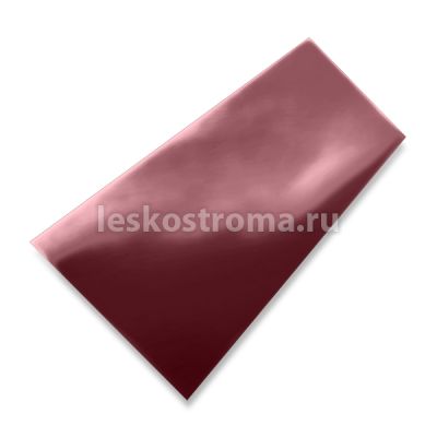 Лист гладкий 0,35мм 2000*1250 Винно-красный (RAL 3005) в Тамбове