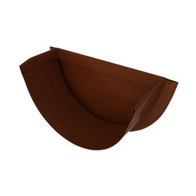 Заглушка желоба оц 0.50 (RAL 8017) в Тамбове