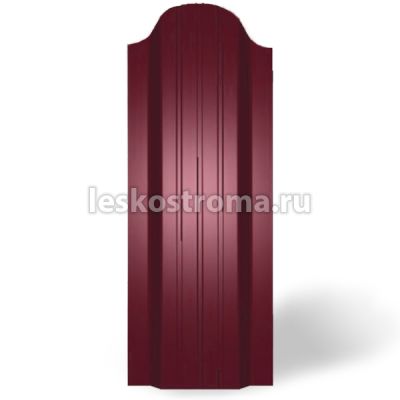 Евроштакетник П-обр 1500 Винно красный (3005) в Тамбове