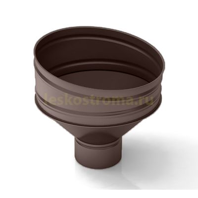 Воронка 100 оцинкованная 0.50 (RAL 8017) в Тамбове