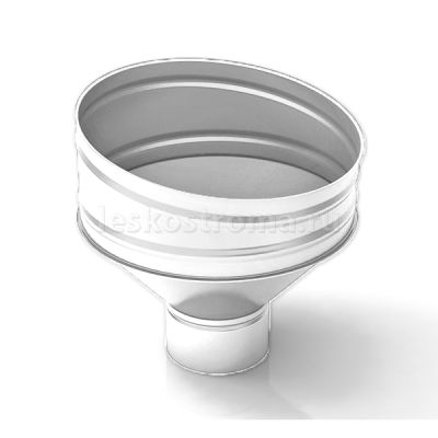 Воронка 100 оцинкованная 0.50 (RAL 9003) в Тамбове