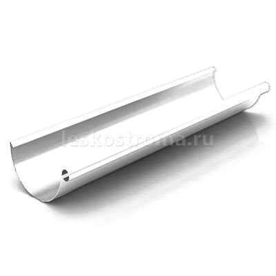 Желоб 1250 оц 0.50 (RAL 9003) двустор в Тамбове