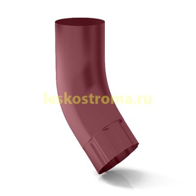 Колено штампованное трубы 100 оцинкованная 0.50 (RAL 3005) в Тамбове