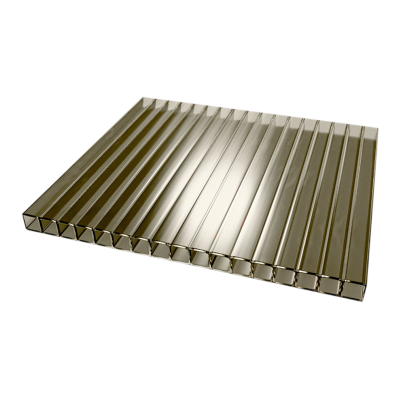 Сотовый поликарбонат UltraPlast 6х2100х6000 (бронза) в Тамбове