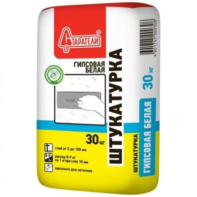 Штукатурка гипсовая Старатели белая, 30кг в Тамбове